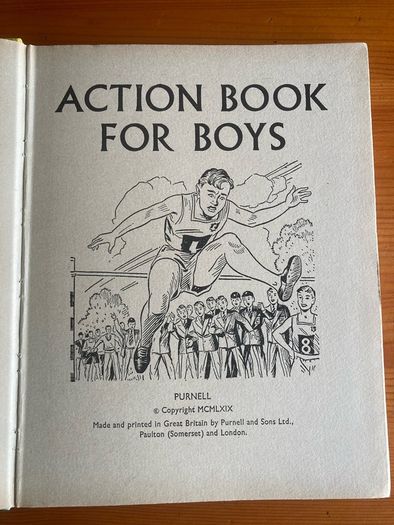 'Action Book For Boys' 1969
