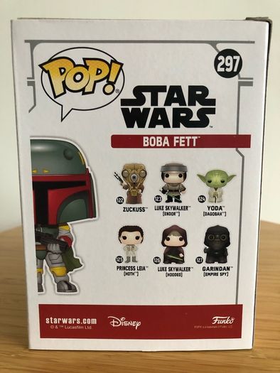 Boba Fett Green Chrome Summer Convention 2019 Funko Pop