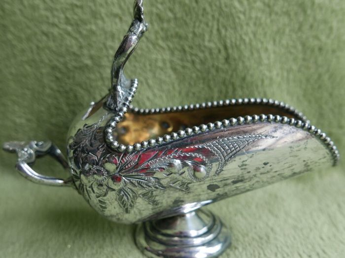 Vintage Silver Plate Sugar Scoop