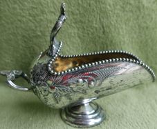 Vintage Silver Plate Sugar Scoop