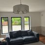 Beautiful light fitting with chrome detail Image 3