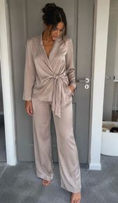 satin suit