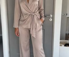 satin suit