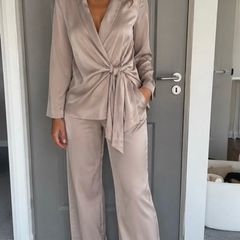 satin suit