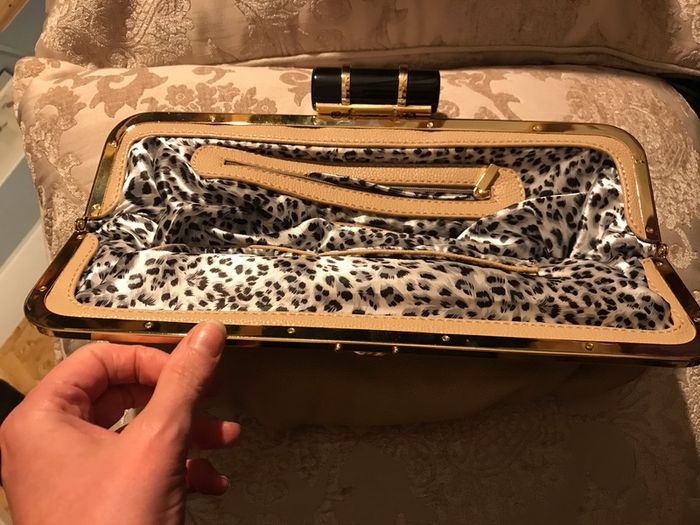 Moda in Pelle Clutch Bag