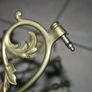 Two Pairs of  Vintage, French, brass wall or piano candle holders L-7,4" Image 7