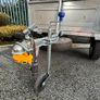 Erde - Galvanised trailer with roof box and frame - excellent condition Image 2