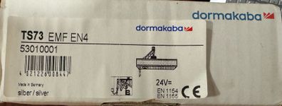 Dorma TS73EMF EN4 Fire Rated Overhead Door Closer Silver