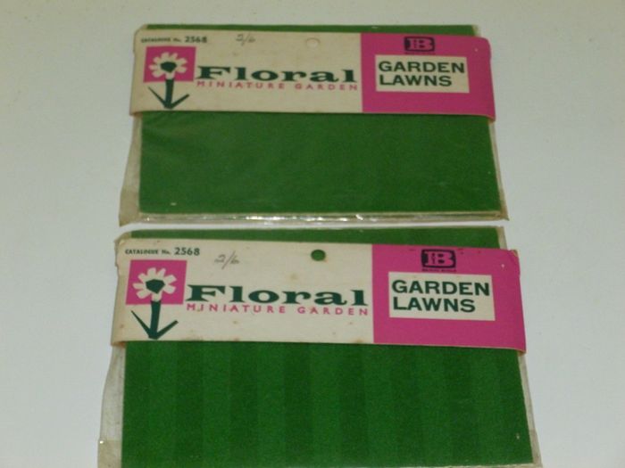 Vintage 60s/70s  lawns vintage model railway etc NEW!