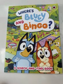 Where's bluey and bingo a search and find book