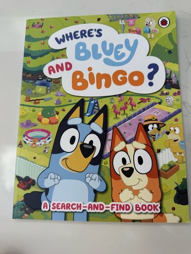 Where's bluey and bingo a search and find book