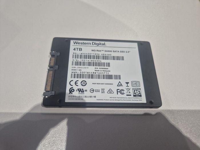 Wd Red 4tb Nas Sata Ssd 2.5   Low Wear