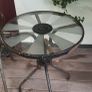 Glass Top Table and Chair Image 5