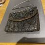 Vintage hand beaded clutch purse Image 2