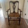Antique Irish Provincial Elm Arm Chair Image 3