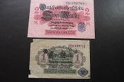 Germany. Darlehnskassenschein. 1 Mark &amp; 2 Mark (12.8.1914)
