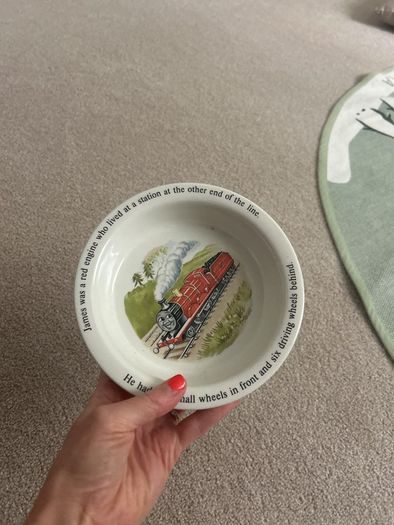 Tomas the tank engine ceramic bowl