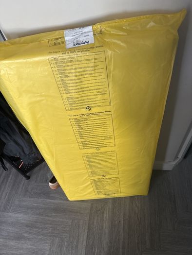 cot mattress 120cm x60cm
