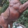 2 X Magnificent 19th Century Italian 2 Foot Leather Horses Image 9