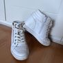 Aldo White Wedge Trainers Size 5 Image 5