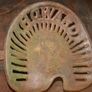 Antique HOWARD K24 Cast Iron Tractor Seat Image 3