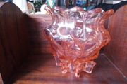 Vintage Amber Glass Bowl