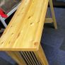 Handmade Solid Wood Console Table    Natural Finish Image 4