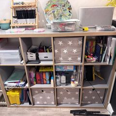 4 x 3 Cube Storage Unit Grey Finish
