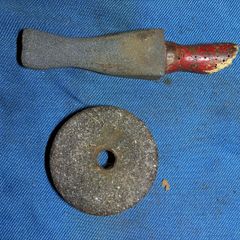Farmers scythe/Reap Hook side Stone plus sharpening stone