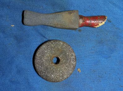 Farmers scythe/Reap Hook side Stone plus sharpening stone