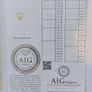 0.55ct VS1 Natural Diamond 18K Gold Ring AIG Cert Image 9