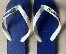 Havaianas blue and white Flip Flops