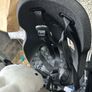 Thule child bike seat with windowscreen and handlebar Image 3