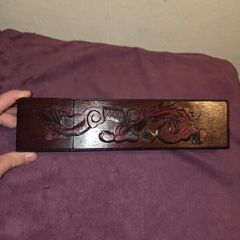 Vintage carved wooden Japanese Chopsticks