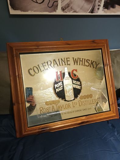 Coleraine whisky mirror