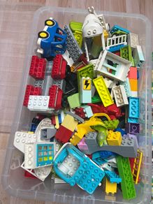 Duplo - large mixed box of duplo blocks