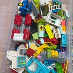 Duplo - large mixed box of duplo blocks