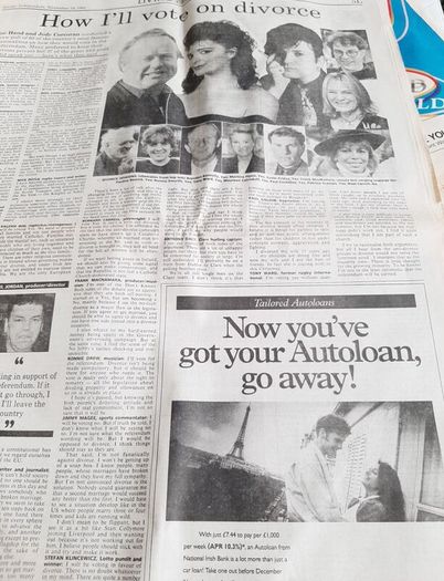 Vintage Sunday Independent 1995
