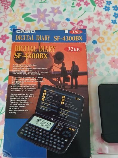 Vintage casio digital diary
