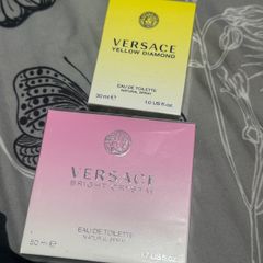 Versace Yellow Diamond 30ml and Versace Bright Crystal perfumes new sealed
