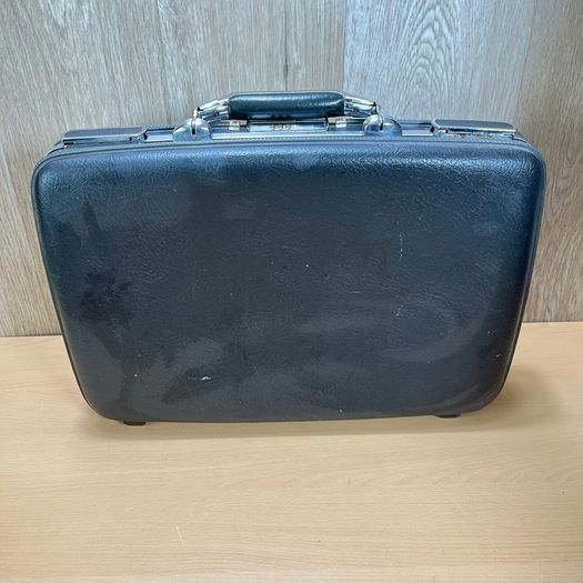 Vintage American Tourister Black Hard Shell Escort Slim Briefcase - No Code