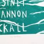 Lino-cut print 'Irish Sea Areas' Image 5