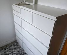 2 x Malm Malm Chest of 6 drawers - like new