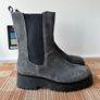 m&s suede platform boots Image 7