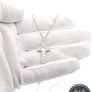 Signed Sterling Silver Cross Necklace, Mother Of Pearl Accent Image 7