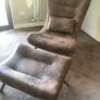 Armchair & Matching Footstool Image 8