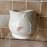 Vintage Donegal Parian Flower Pot & Basket Weaved Vase Image 5