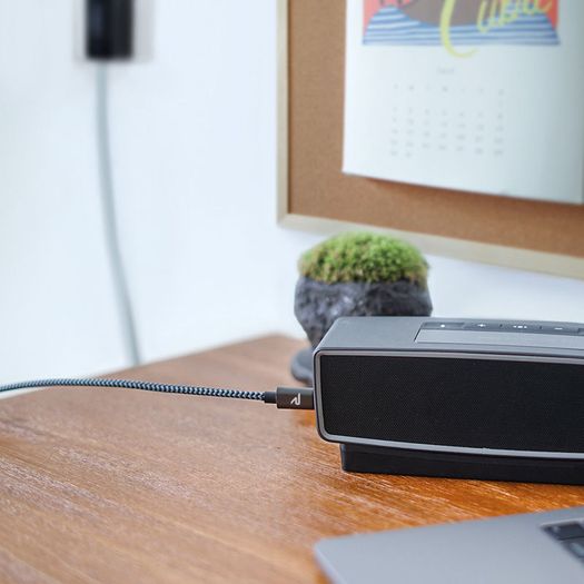 RAMPOW 2M Micro USB Fast Charging QC 3.0/2.0 & Data Sync Nylon Braided Cable (Brand New/Warranty)