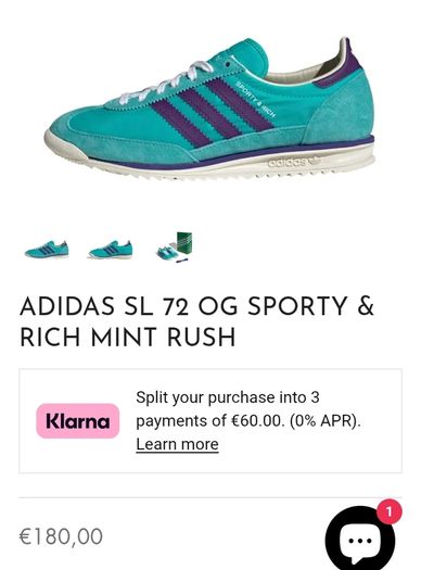 New Adidas Sporty & Rich Runners