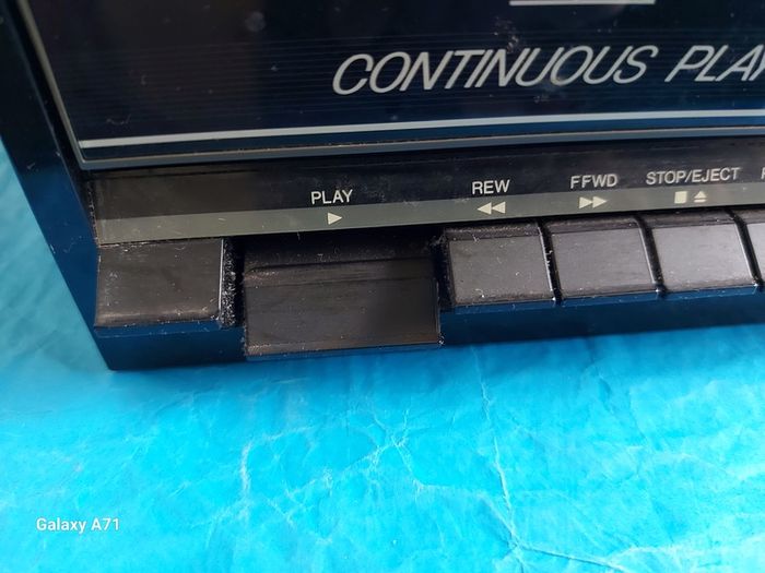 Vintage SANYO Radio and Dual Tape Deck, Model No. C36L, and 2 speakers, in excellent condition, both Tapes and Radio functioning well